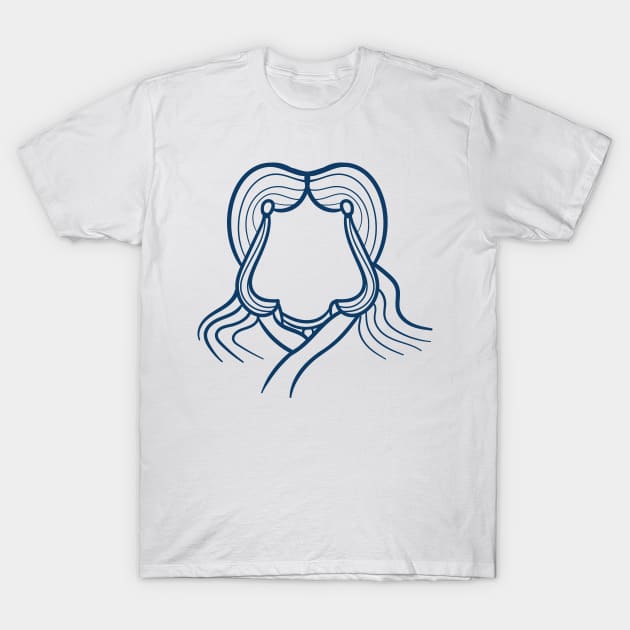 Katara Outline Silhouette T-Shirt by Dzulhan